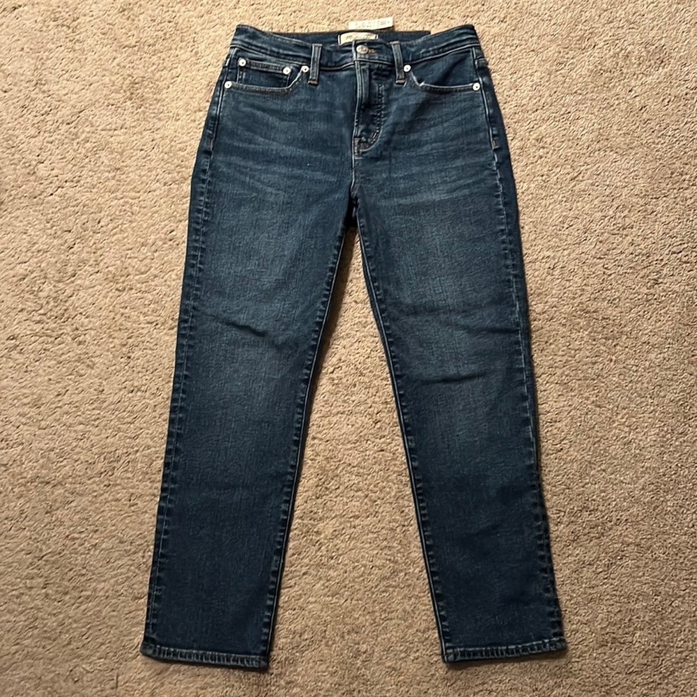 Madewell Perfect Vintage Jean, size 26P, NWT, in dark Manorford Wash